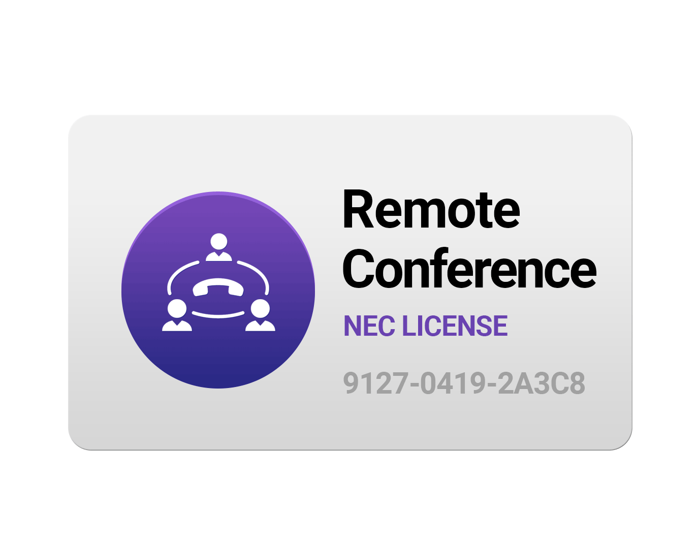 Remote Conference License BE116750